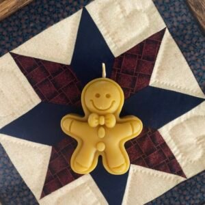 Gingerbread Man Candle