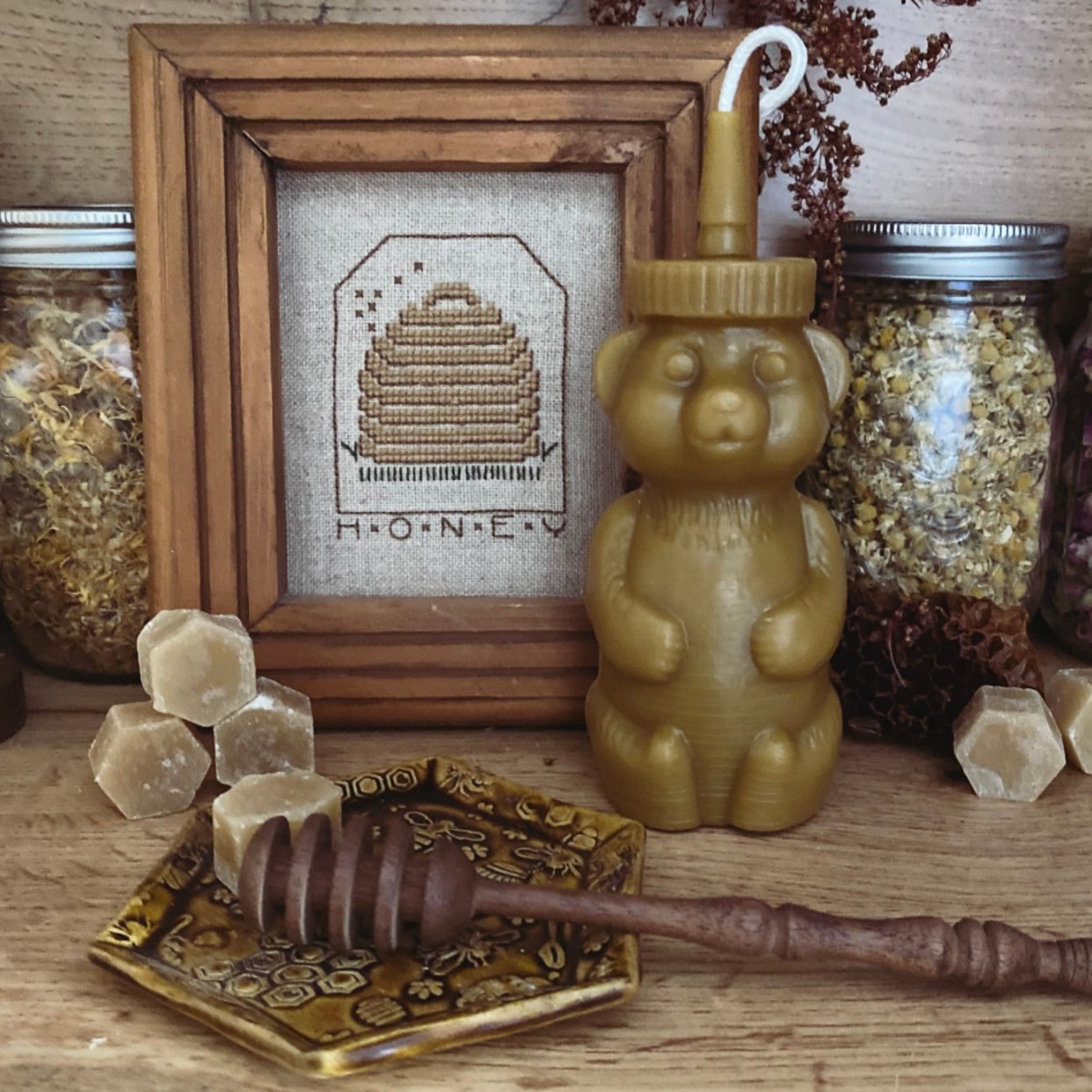 Honey Bear Candle - Image 2