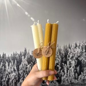 Honeycomb Taper Candles