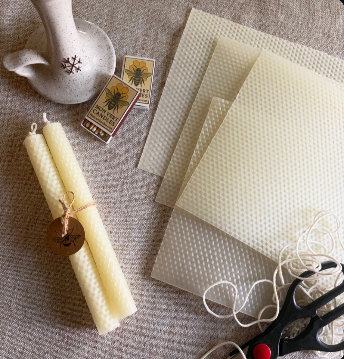 Honeycomb Taper Candles - Image 3