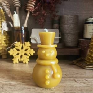 Snowman candle