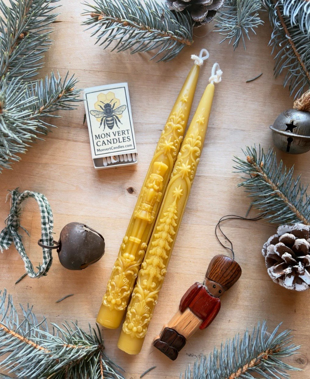 Nutcracker Taper Candles